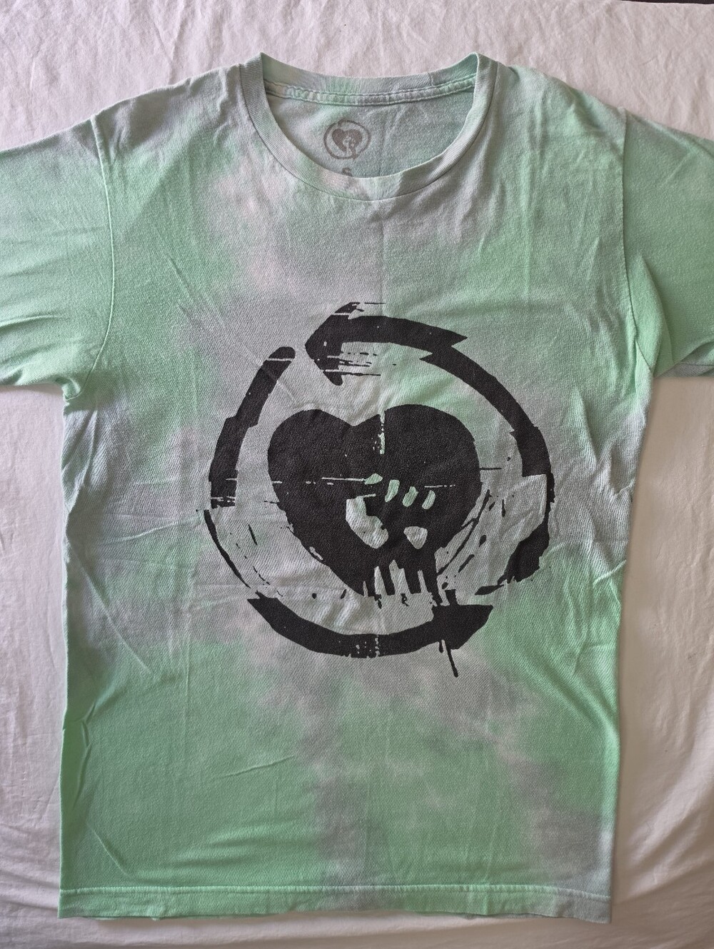 Rise Against Punk Rock Band Graphic Tie Dye Tee S